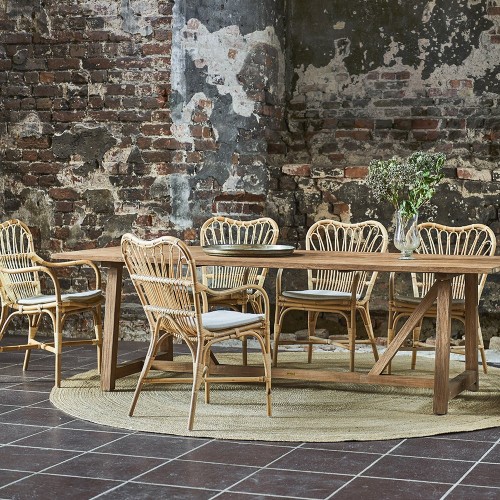 Sedia Margret in rattan Sika Design