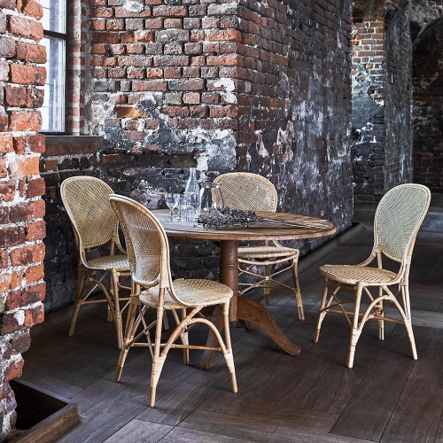 Silla Rossini de ratán natural Sika Design