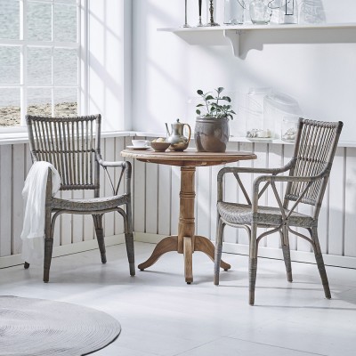 Piano Sessel aus taupefarbenem Rattan Sika Design Sika Design