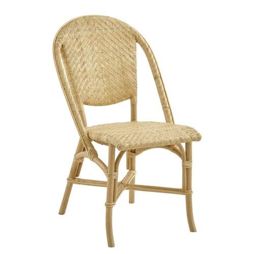 Sedia Alanis in rattan naturale Sika Design