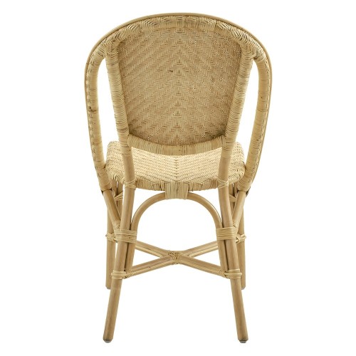 Sedia Alanis in rattan naturale Sika Design
