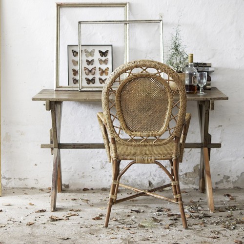 Poltrona Romantica in rattan Sika Design