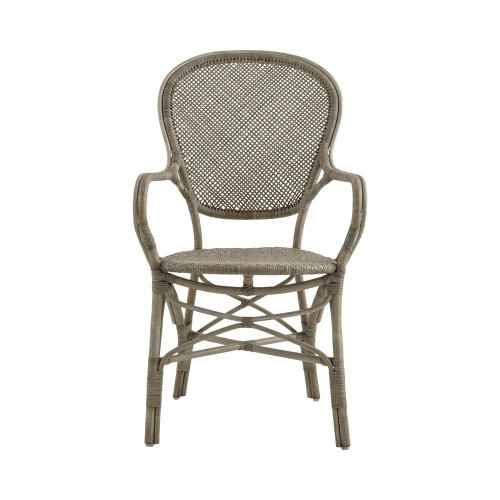 Rossini taupe rotan stoel Sika Design