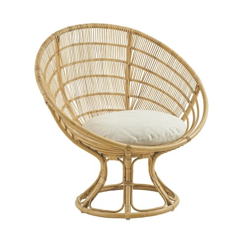 Sessel Luna Franco Albini natürliches Rattan Sika Design