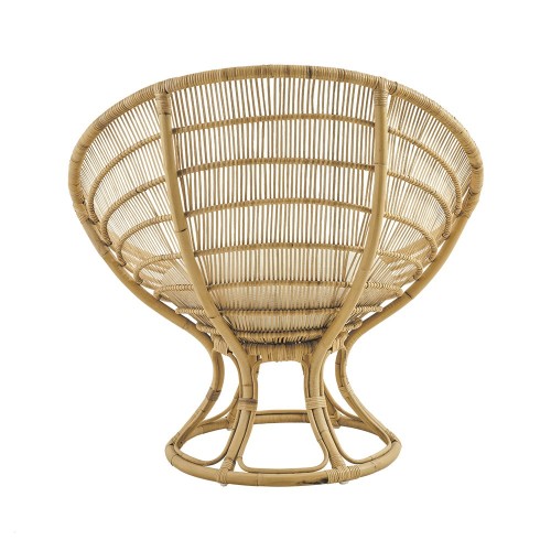 Luna armleunstoel Franco Albini natuurlijk rotan Sika Design