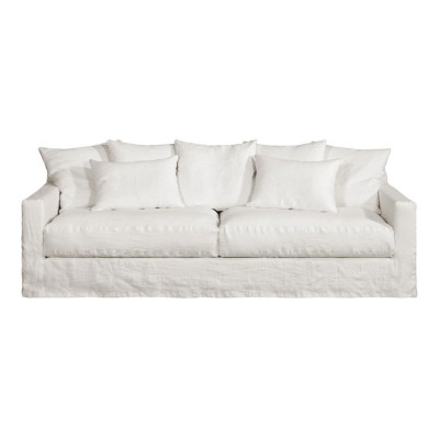 Divano in lino Biarritz 4 posti Moodntone Home Spirit