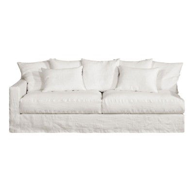 Linen bastard sofa Biarritz 3 places Moodntone Home Spirit
