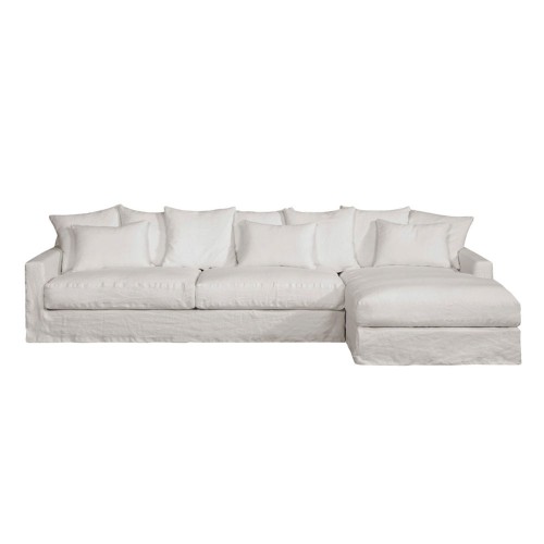 Linen corner sofa Biarritz Moodntone