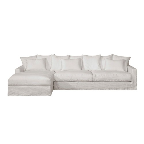Linen corner sofa Biarritz Moodntone