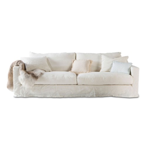 Linen sofa Biscarrosse 4 places Moodntone