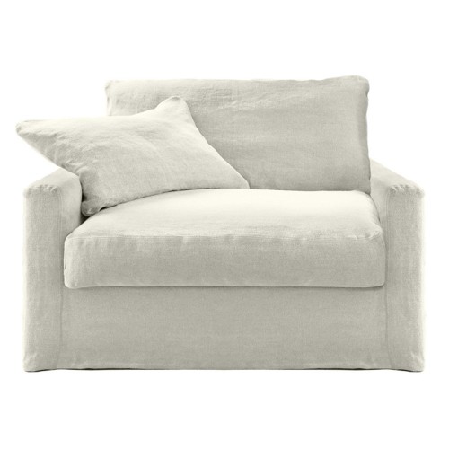 Linnen fauteuil Biscarrosse 132 cm Moodntone