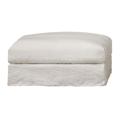 Linen pouf Biscarrosse 105 x 60 cm Moodntone Home Spirit