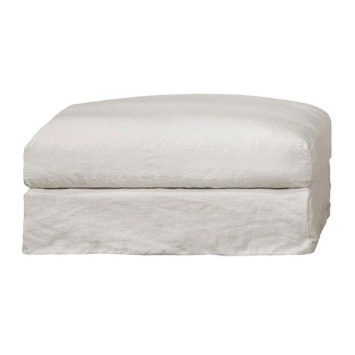 Pouf en lin Biscarrosse 105 x 60 cm Moodntone