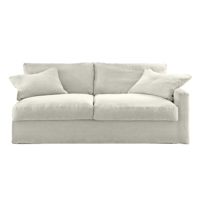 Batard-Sofa aus Leinen Biscarrosse 3-Sitzer Moodntone 2