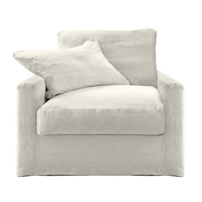 Sillón de lino Bruges 90cm Moodntone Home Spirit