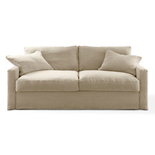 Linen sofa Bidart 2 places Moodntone