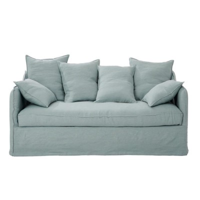 linen sofa Cap Ferret 2 places (on board) Moodntone Home Spirit