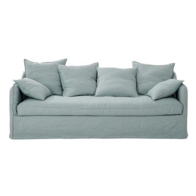 linen sofa Cap Ferret 4 places (edge to edge) Moodntone Home Spirit