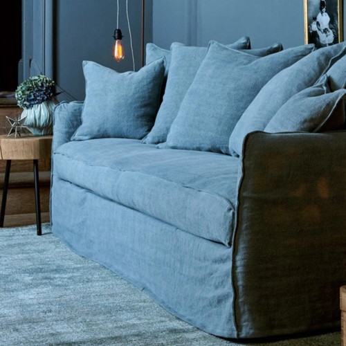 Sitzsack aus Leinen Cap Ferret 78 x 60 cm Moodntone