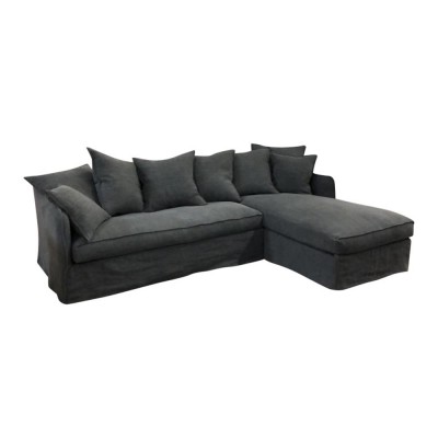 Ecksofa aus Leinen Cap Ferret (Rand an Rand) Home Spirit