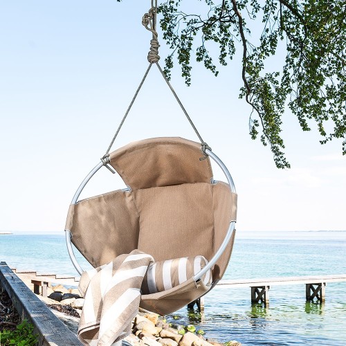 Poltrona sospesa Cocoon beige Trimm Copenhagen