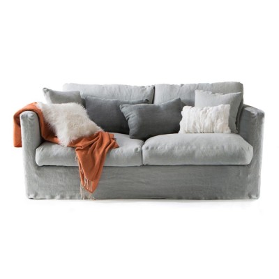Bettsofa aus Leinen Cassis 3-Sitzer Moodntone Home Spirit