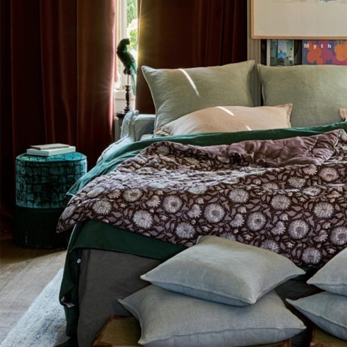 Cabrio fauteuil in Cassis linnen 116 cm Moodntone