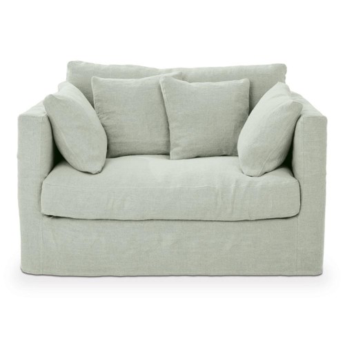 Fauteuil en lin Nomad 130 cm Moodntone