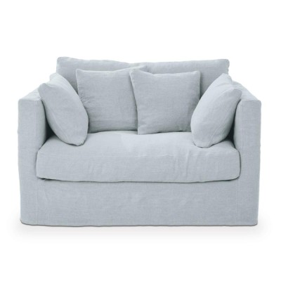 Leinen Sessel Nomad 130 cm Moodntone 2