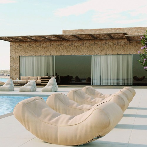 Half Moon taupe daybed Trimm Copenhagen