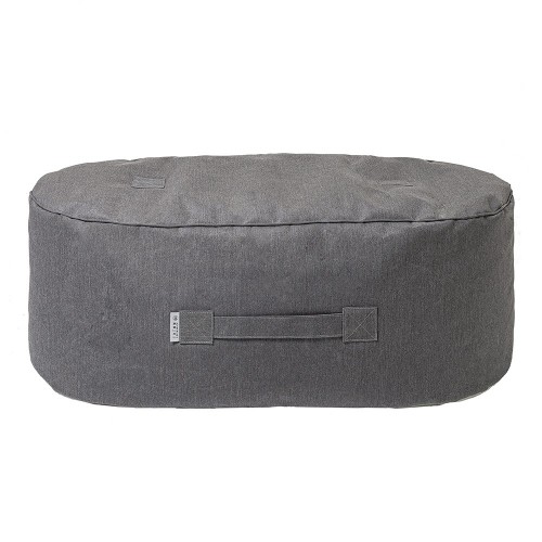 Sitzsack Oblong grau Trimm Copenhagen
