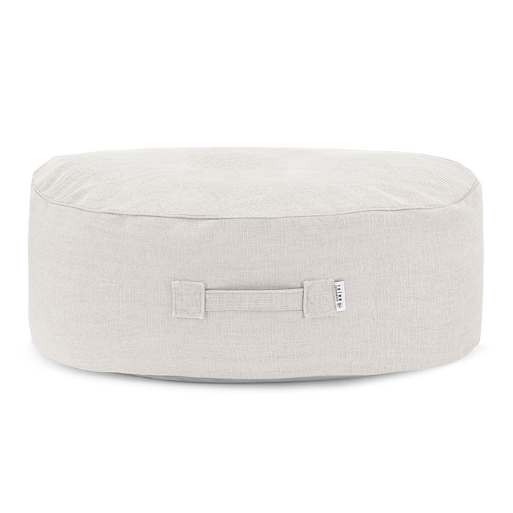 Pouf Oblong Noah blanc Trimm Copenhagen