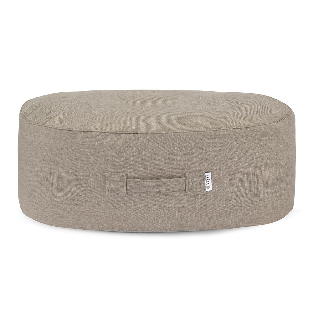 Oblong Noah sand pouffe Trimm Copenhagen