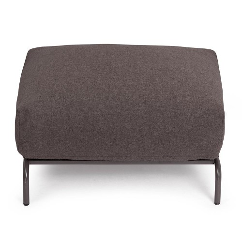 Brick brown wool pouffe Trimm Copenhagen