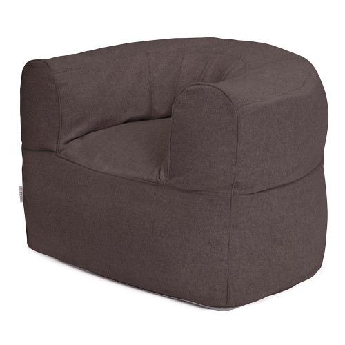 Fauteuil Arm Strong en laine marron Trimm Copenhagen