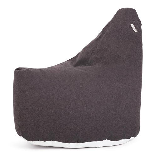 Brown wool Satellite Lounge Pouf Trimm Copenhagen