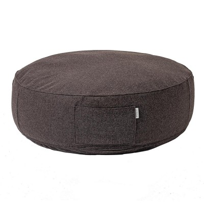 Full Moon Sitzsack aus brauner Wolle Trimm Copenhagen Trimm Copenhagen