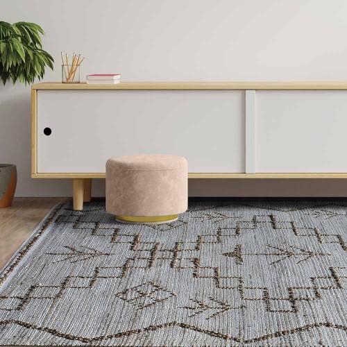 Altona-Teppich Natur und Elfenbein The Rug Republic