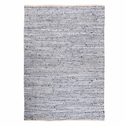 Alfombra blanca y azul del Atlas The Rug Republic