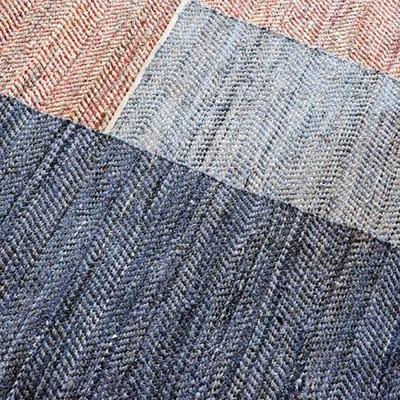 Atlas Teppich Weiß und Blau The Rug Republic 2