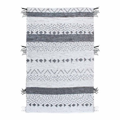 White and black Callista carpet The Rug Republic The Rug Republic