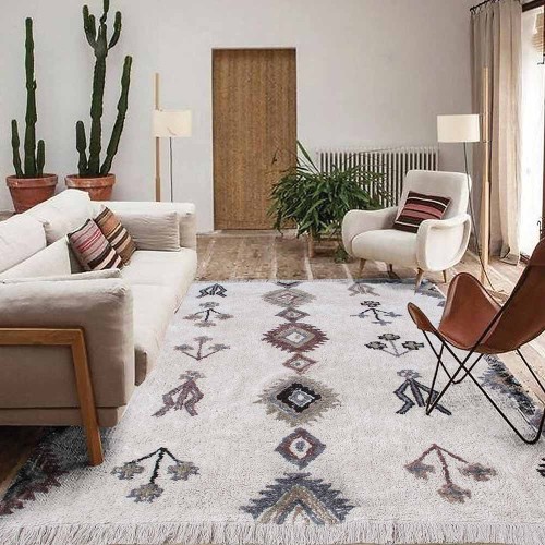 Dawlish ivory and multicolored carpet The Rug Republic