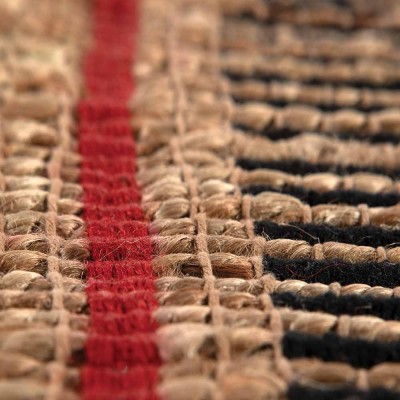 Tappeto rotondo Eden Ribes rosso The Rug Republic 2