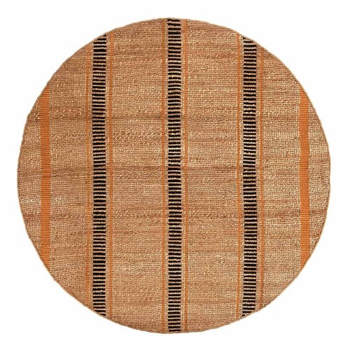 Eden rond tapijt oker The Rug Republic