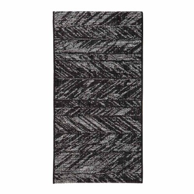 Tapis Evora noir The Rug Republic The Rug Republic
