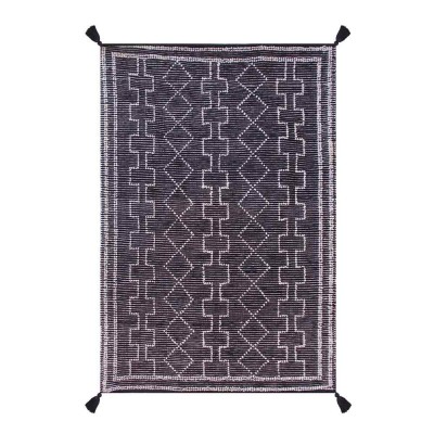 Tapis Gimie charbon ivoire The Rug Republic The Rug Republic