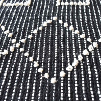 Charcoal Gimie carpet ivory The Rug Republic 2