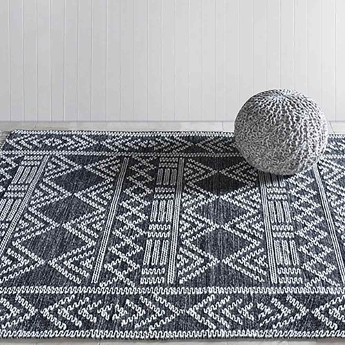 Teppich Mais Kohle Elfenbein The Rug Republic