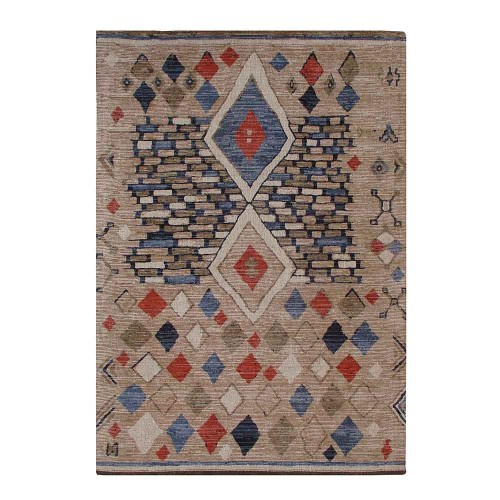 Mehrfarbiger Nowgan-Teppich The Rug Republic
