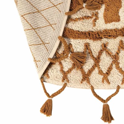 Tapis rond Sami bronze The Rug Republic 2